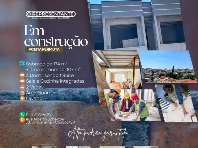 #C110 - Casa em condomínio para Venda em Osasco - SP